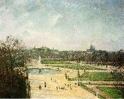 Camille Pissarro Tuileries Gardens, Afternoon, Sun France oil painting artist